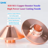 DMK D28 M11 Copper Booster Nozzle High Power Laser Cutting Nozzle for Precitec/WSX/HANS/Boci/Bodor