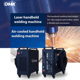 DMK DHH-1500 1500W Fiber Laser Welder  Air Cooling Handheld Laser Welding Machine for Carbon Stainless Steel Aluminum Titanium Welding