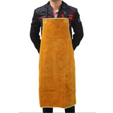 Cowhide Welding Protective Apron Laser Welding Argon Arc Welding Radiation Proof Welding Work Clothes