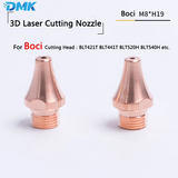 BOCI 3D Laser Cutting Nozzle D11 H19 M8 for Boci Laser Cutting Head BLT421T BLT441T BLT520H BLT540H