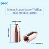 DMK Cooper Laser Welding Wire Guiding Nozzle Welding Accessories for Handheld Laser Welding Machine