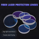 D40 Series Fiber Laser Protective Windows Lens For Laser Welding/Cutting Head