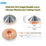 DMK D32 M14 Single/Double Layer Chrome Plated Laser Cutting Nozzle