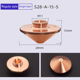 D28 Laser Cutting Nozzle for Precitec WSX HANS HSG Heads