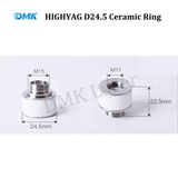 HIGHYAG Laser Ceramic Ring D24.5/D35 – Durable & Precision-Engineered Nozzle Holder