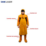 Cowhide Welding Protective Apron Laser Welding Argon Arc Welding Radiation Proof Welding Work Clothes