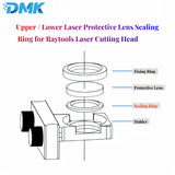 Upper/Lower Laser Protective Lens Sealing Ring Replacement for  Laser Cutting Head