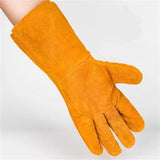 DMK Durable Flame Retardant Welding Gloves - Cow Split Leather Protection