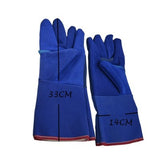 DMK Durable Flame Retardant Welding Gloves - Cow Split Leather Protection